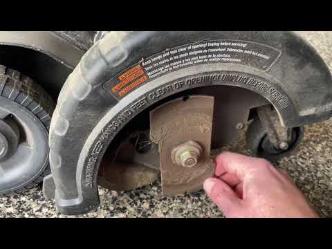 How to Replace Edger Blade in Black & Decker LE750 Electric Edger