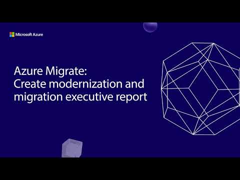 Video Thumbnail: Generate modernization and migration executive reports