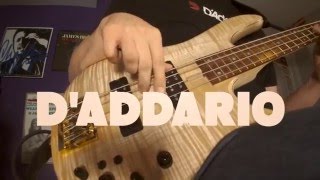 Video thumbnail for Jason Raso - D'Addario NYXL Bass Strings - Fingerstyle Demo by Jason Raso Music