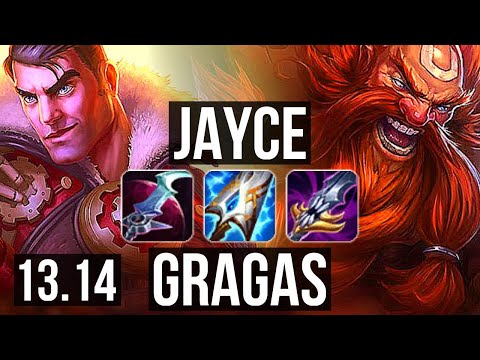 JAYCE vs GRAGAS (TOP) | Rank 1 Jayce, 6/2/10 | TR Master | 13.14