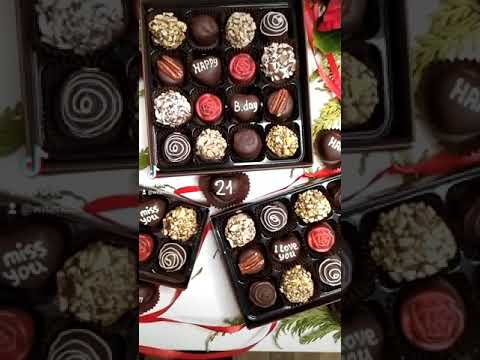 Exclusive chocolate gifts. Free shipping from UK. Artisan vegan chocolate. Personalised. Gluten free