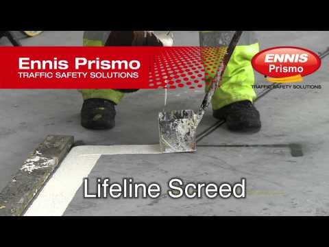 Lifeline Screed by Ennis Prismo - Thermoplastic Road Marking