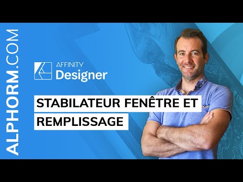 Stabilisateur fenêtre et remplissage sous AFFINITY Designer