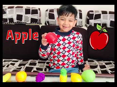 Learn fruits name with Mokshit-Educational videos| Fruits names for toddlers#videosforkids
