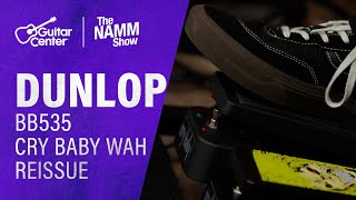 Video thumbnail for NEW Dunlop BB535 Cry Baby Wah 1994 Reissue Overview and Demo | NAMM 2026 by Guitar Center