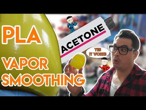 PLA Acetone Vapor Smoothing, it works! comparing 6 brands and results.