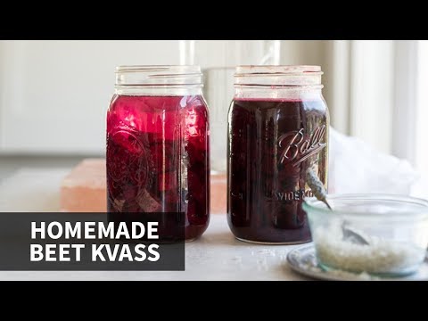 How to Make Beet Kvass | healthy fermented drink