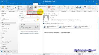 How to reply all messages with original attachments in Outlook