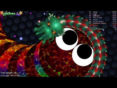 Slither.io A.I. Epic Skin Slitherio Best Gameplay - Kraken Skin - Slither.io Vip - World Record