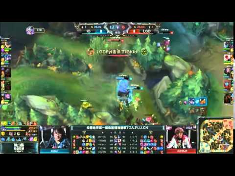 IG Rookie Orianna VS LGD Godv Leblanc Game 1 Highlights {EPIC}   2015 Spring LPL W11D3   YouTube