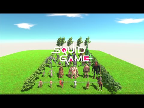 Dinosaurs in Squid Game Death Run - Animal Revolt Battle Simulator