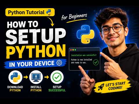 Learn Python From Scratch 1 Python Setup Installation