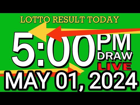 LIVE 5PM LOTTO RESULT TODAY MAY 01, 2024 #2D3DLotto #5pmlottoresultmay01,2024 #swer3result