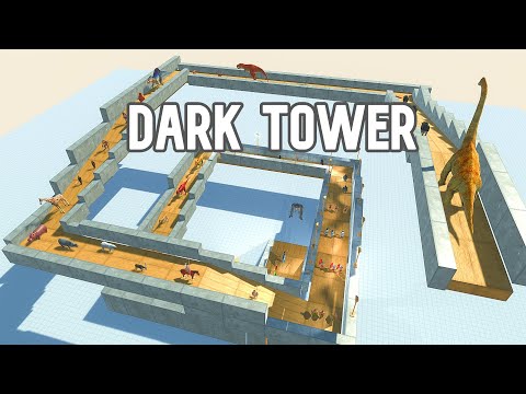 DARK TOWER vs GORO THE GIANT - animal revolt goro the giant - animal revolt battle simulator - arbs