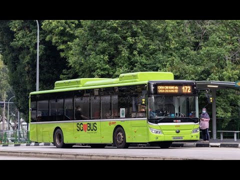 SMRT Buses 172 Yutong E12 Electric Bus