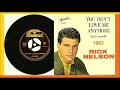 Rick Nelson - You Don't Love Me Anymore