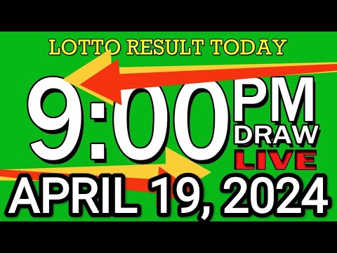 LIVE 9PM LOTTO RESULT TODAY APRIL 19, 2024 #2D3DLotto #9pmlottoresultapril19,2024 #swer3result