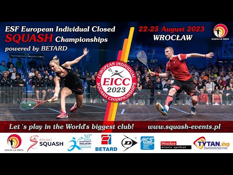 Bernat Jaume 🇪🇸 - 🇺🇦 Nikita Panov  - ESF European Individual Closed Squash Championship 2023