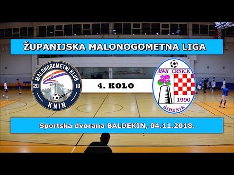 ŽMNL, 4. kolo: CRNICA 2 - KNIN 5:4, 04.11.2018.