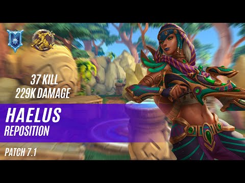 37 KILL 229K DAMAGE Haelus KINESSA PALADINS COMPETITIVE (DIAMOND) REPOSITION