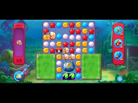 Fishdom Hard level 12237 no boosters フィッシュダム ハード