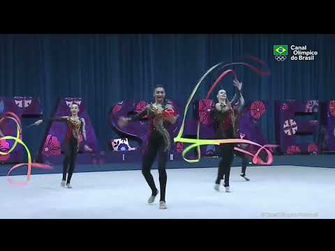 UZBEKISTAN Group UZE 3 Ribbons 2 Balls FINALS WORLD CUP TASHKENT 2023
