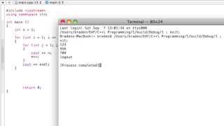 How to make an identity matrix using nested For Loops (C++ programming tutorial)