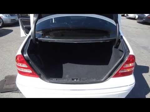 2004 Mercedes-Benz C240, White - STOCK# L616462 - Trunk and Engine