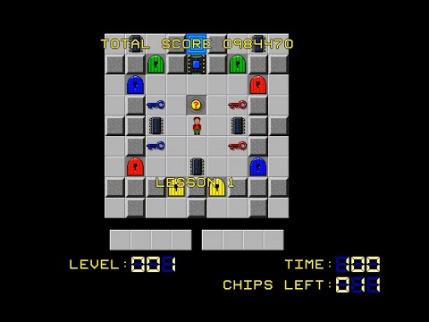 chips challenge 1, level 1