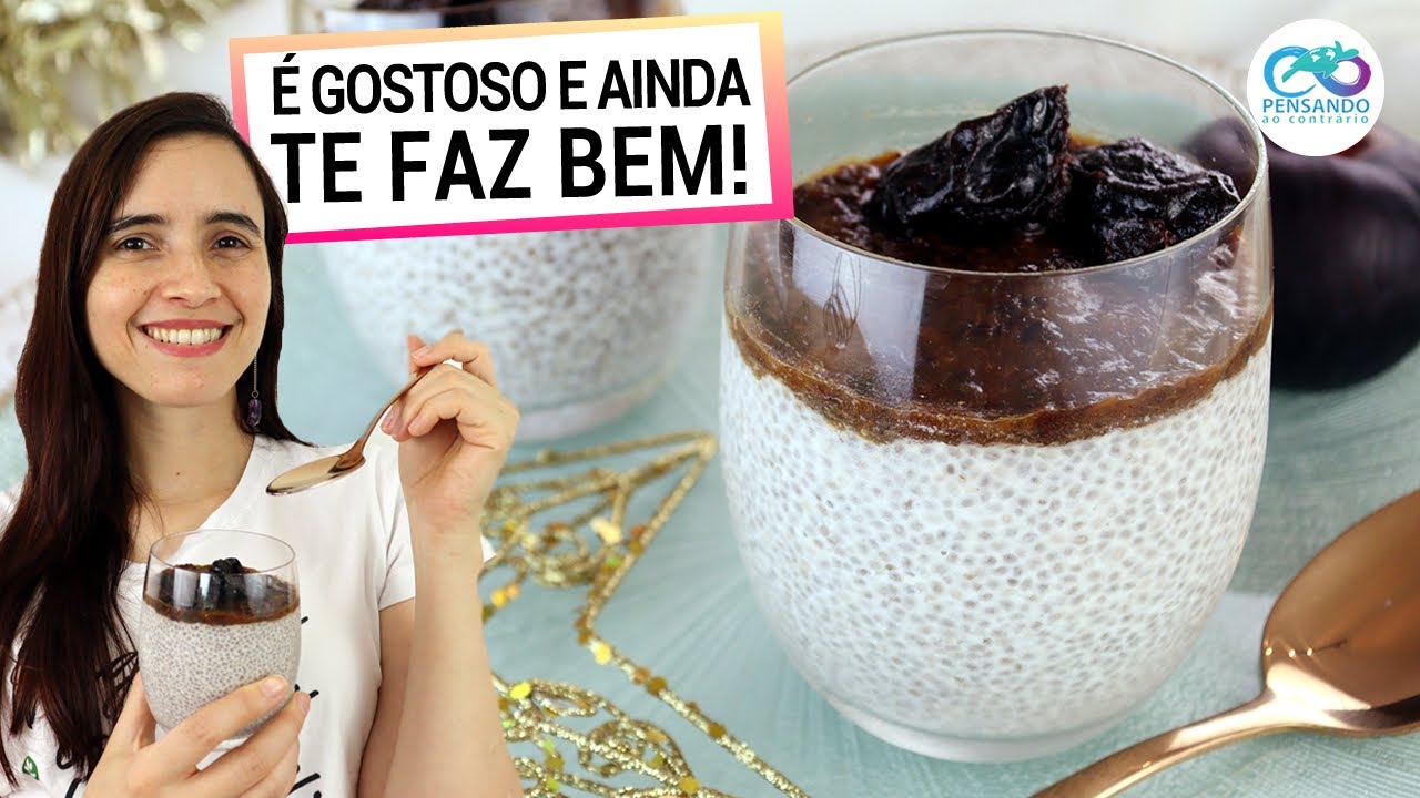 ESTE MANJAR DE CHIA E COCO É MENOS CALÓRICO, SEM AÇÚCAR E TE AJUDA A EMAGRECER (VEGANO)!