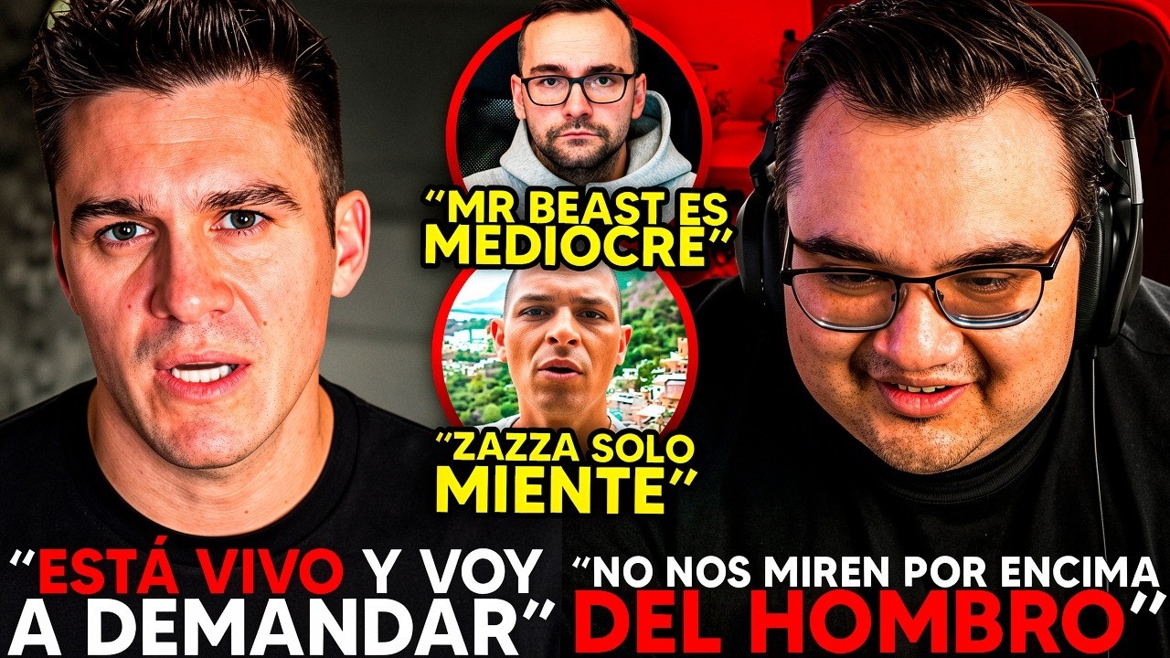 DED ¡DA LECCION a los ESPAÑOLES! ZAZZA ¡RESPONDE las CRITICAS y DEMANDARA! XOKAS ¡DURO con MRBEAST!