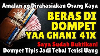 Download lagu DOMPET JADI TEBAL⁉️Setelah Amalkan Beras Di Dompet Baca Yaa Ghani 41x, Rezeki Datang Mengalir Deras mp3