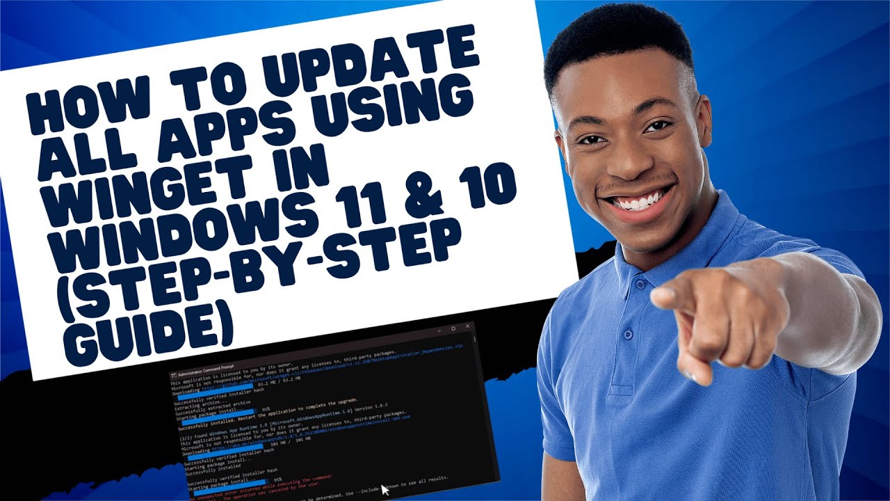 How to Update All Apps Using Winget in Windows 11 & 10 (Step-by-Step Guide)