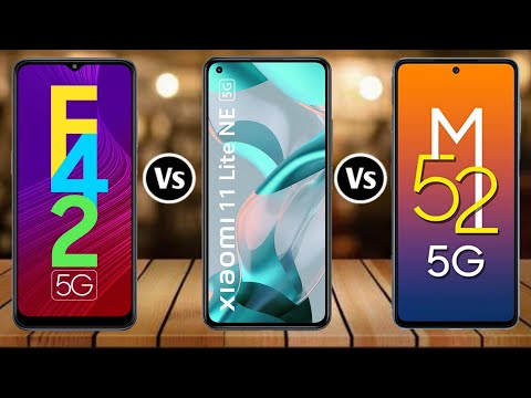 Samsung Galaxy F42 5G Vs Xiaomi 11 Lite NE 5G Vs Samsung Galaxy M52 5G