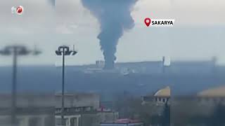 Sakarya Şehir Hastanesi İnşaatında Yangın