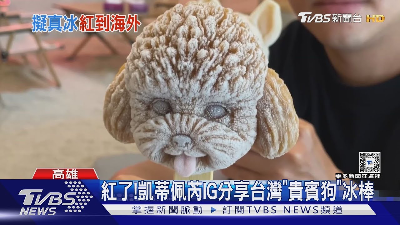 意外爆紅!台灣「貴賓狗冰棒」 天后凱蒂佩芮IG分享