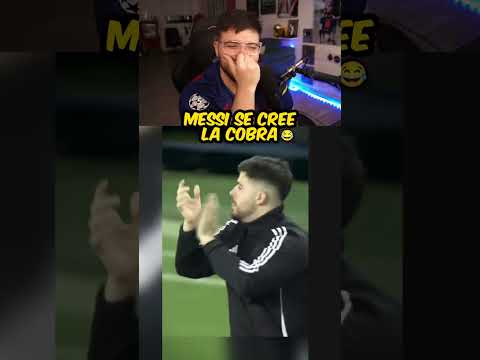 MESSI SE CREE LA COBRA 😂 #messi #lacobra #memes #argentina #lionelmessi #lacobraclips #fyp #futbol