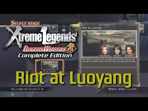 Dynasty Warriors 8 Xtreme Legends | Riot at Luoyang (Jin Xtreme Legend Stages Ep.1)