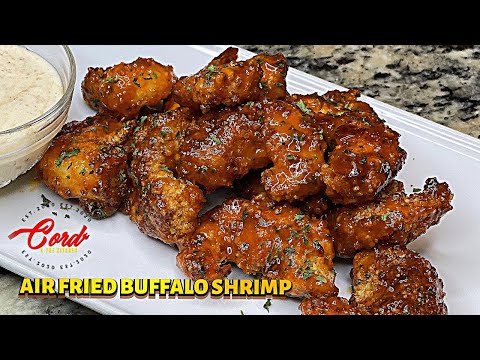 AIR FRYER SHRIMP RECIPE | BUFFALO SHRIMP | QUICK AIR FRYER RECIPES