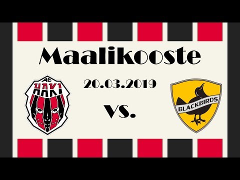 AC HaKi - Blackbirds 20.03.2019 Maalikooste