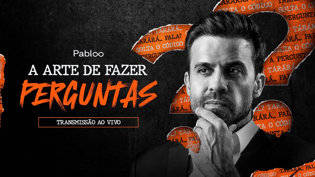 A Arte De Fazer Perguntas | 31/10 às 20h28 com Pablo Marçal ao vivo