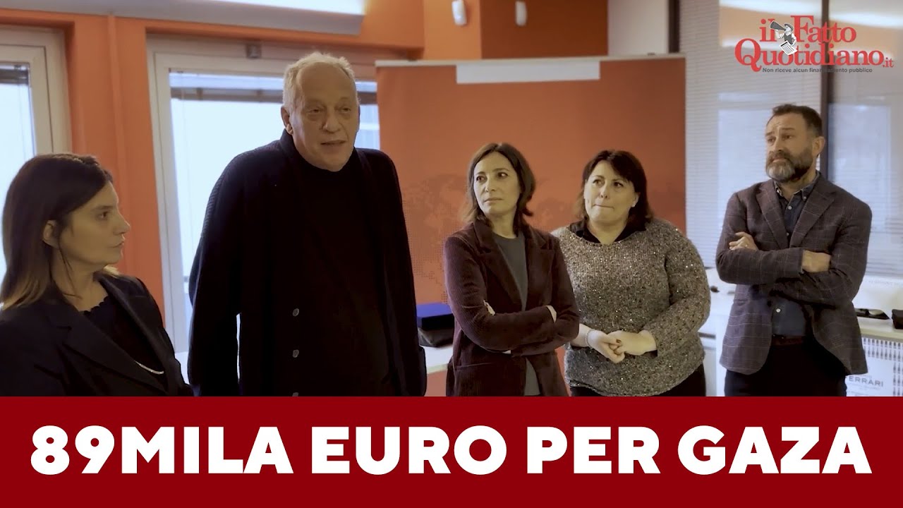 Raccolti 89mila euro per Gaza in memoria di Mauro Del Corno: la cerimonia nella redazione