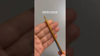 Micro vs Chunky Crochet Hooks 😱🧶 #crochet #microcrochet  #sorts #hook #loop #knitting #diycrochet