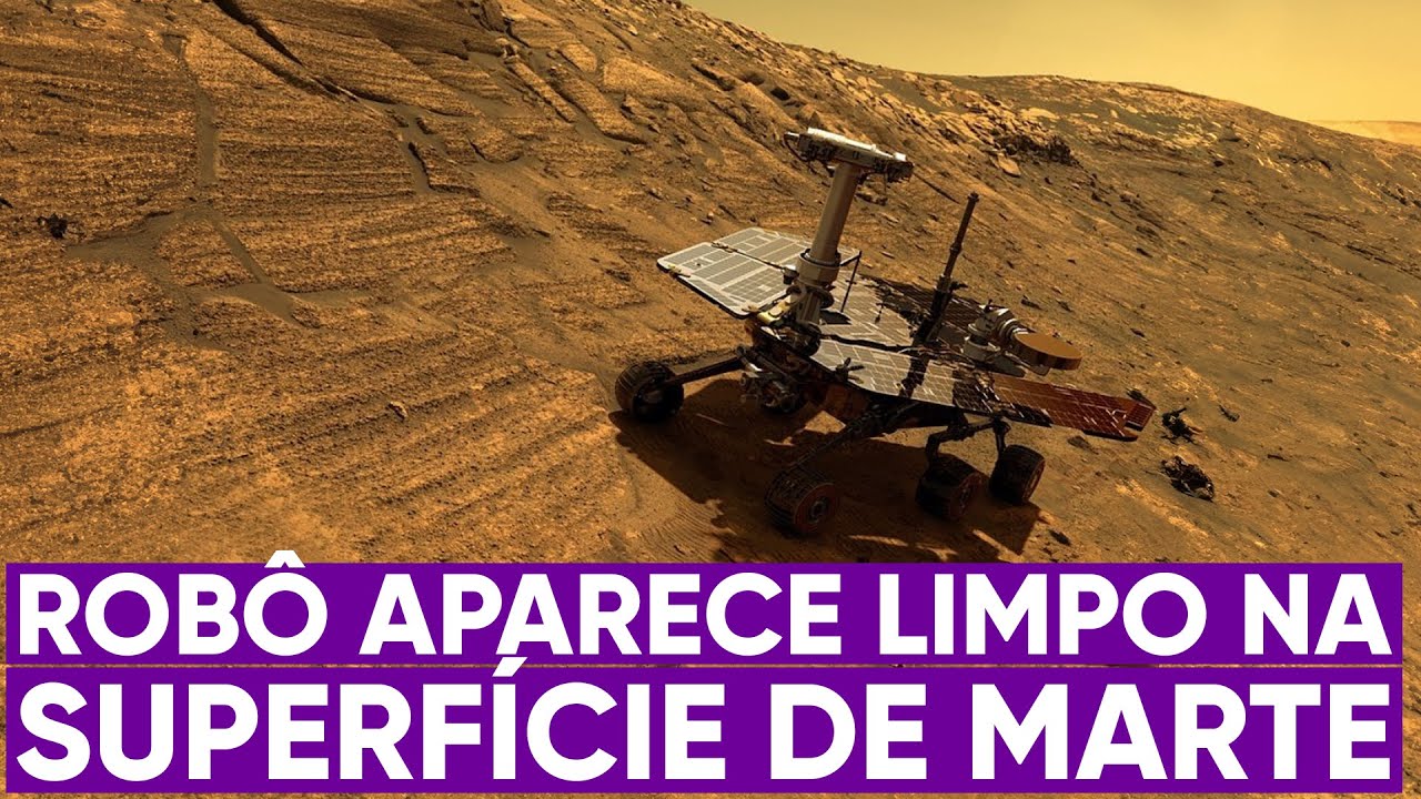 Robô da NASA é encontrado limpo em Marte