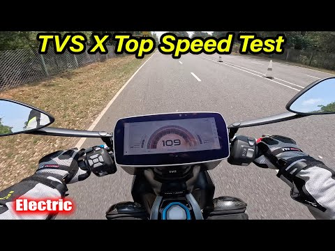 TVS X Top Speed Test ⚡️ Aayush ssm