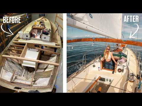 4 YEAR REBUILD: Rotten Boat to Modern Classic. START to FINISH.