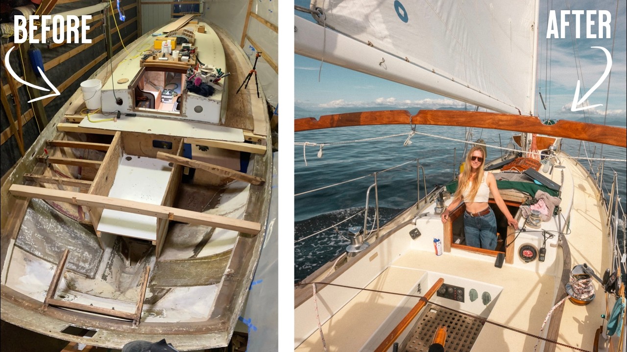 4 YEAR REBUILD: Rotten Boat to Modern Classic. START to FINISH.