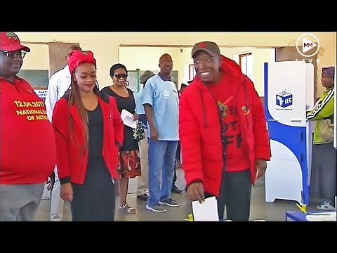 ‘I voted for EFF, it’s not a secret.’ Julius Malema casts his vote in 2019 elections