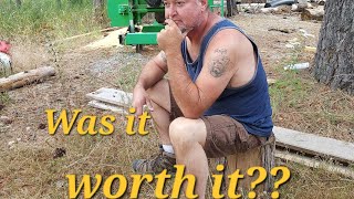 Harbor Freight Sawmill 5 years Later