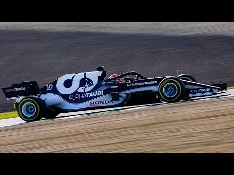 Scuderia AlphaTauri drivers Pierre Gasly and Yuki Tsunoda got behind the wheel of the AT02